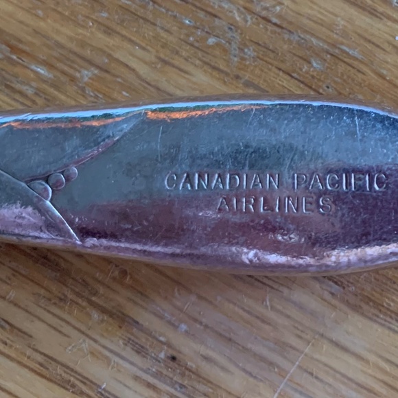 Vintage Canadian Pacific Airlines 1950's Cutlery - Picture 1 of 3